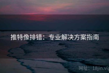 推特像排错：专业解决方案指南