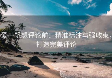 爱一帆想评论前：精准标注与强收束，打造完美评论