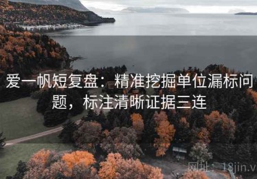 爱一帆短复盘：精准挖掘单位漏标问题，标注清晰证据三连