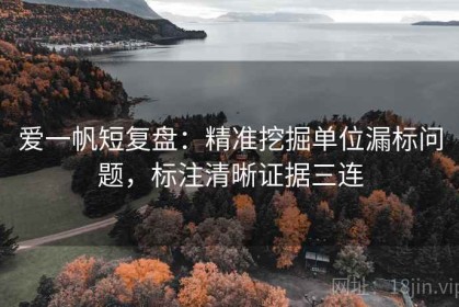爱一帆短复盘：精准挖掘单位漏标问题，标注清晰证据三连