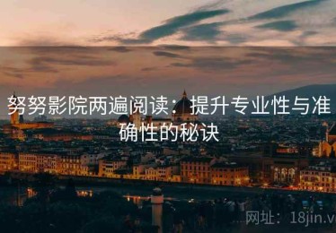 努努影院两遍阅读：提升专业性与准确性的秘诀